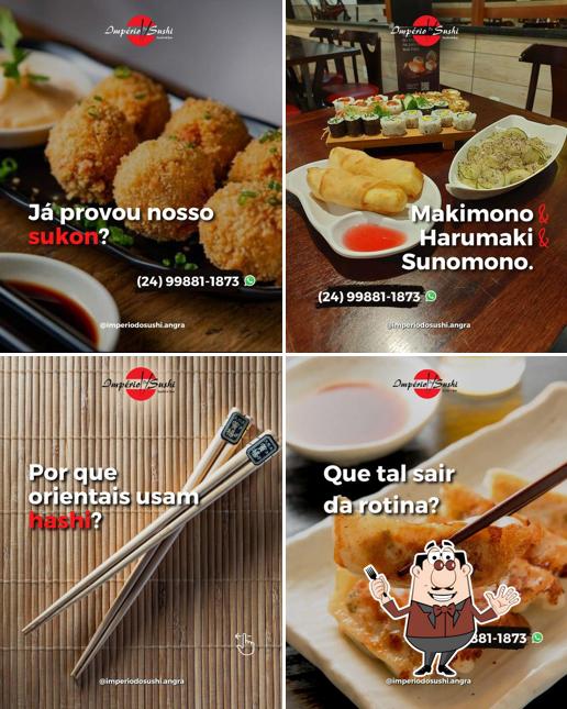 Comida em Império do Sushi