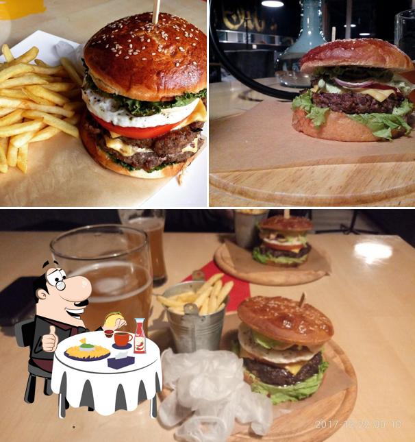 Hamburger à Craft bar Boroda