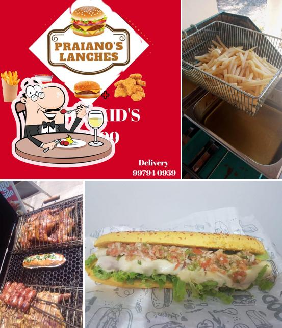 Comida em Praiano's Lanches e frangos