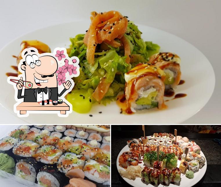 Prueba uno de sus distintos tipos de sushi