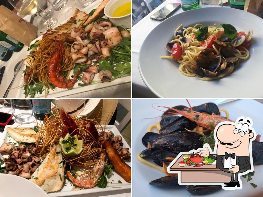 I clienti di Napule è Lago possono provare diversi pasti di mare