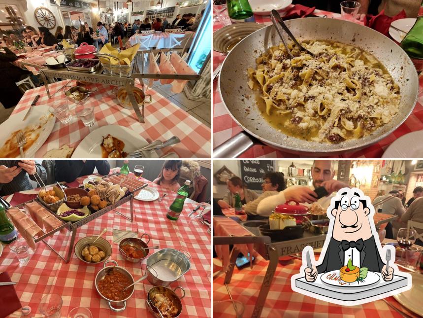 Platti al Fraschetteria Ai Tre Archi