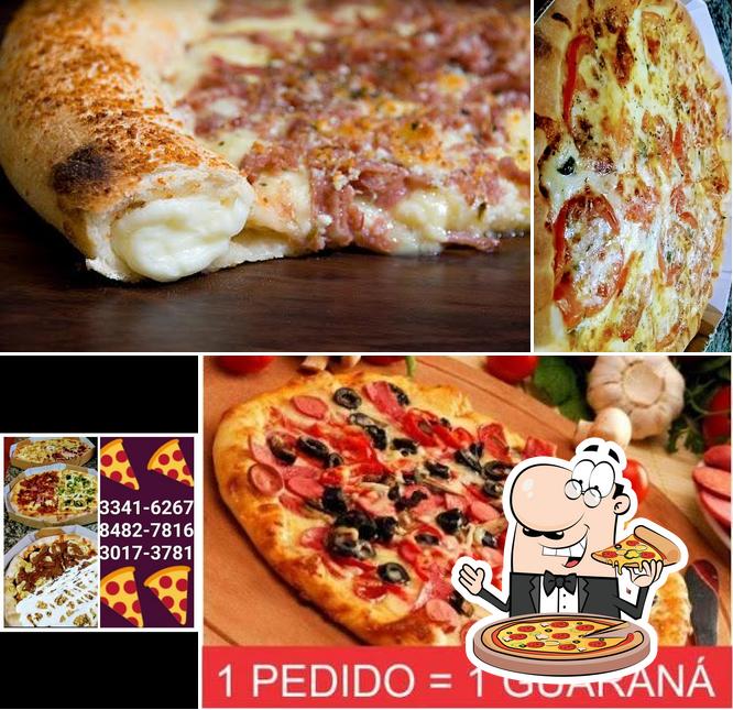 Consiga pizza no Pizzaria Oliveira