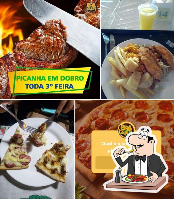 Comida em Brazuca Churrascaria e Rodízio de Pizzas