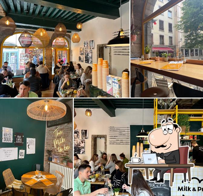 L'intérieur de Milk & Pug - Brunch