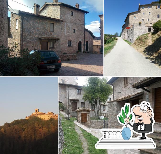 Goditi la vista dall'area esterna di Villaggio Turistico Fiore, Ristorante