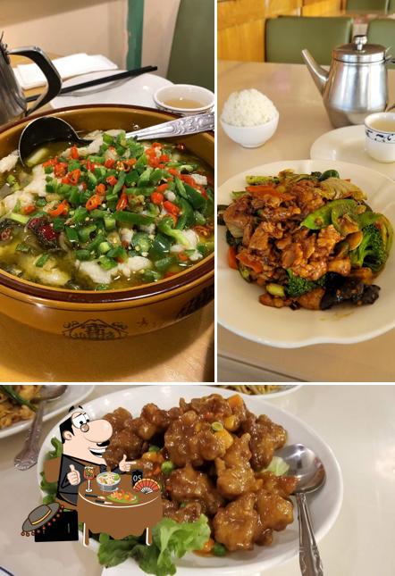Food at Little Sichuan Restaurant