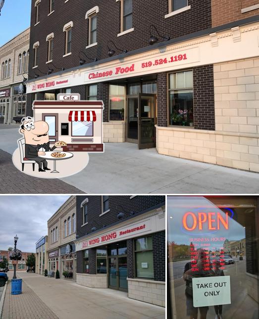 L'extérieur de Wing Hong Restaurant