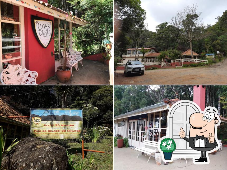 O exterior do Café Platô