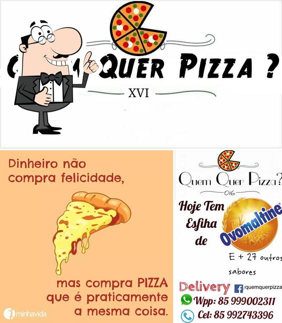 Look at this image of Pizzaria Quem Quer Pizza?