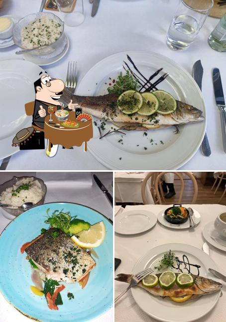 Loup de mer à Brasserie Bärengraben