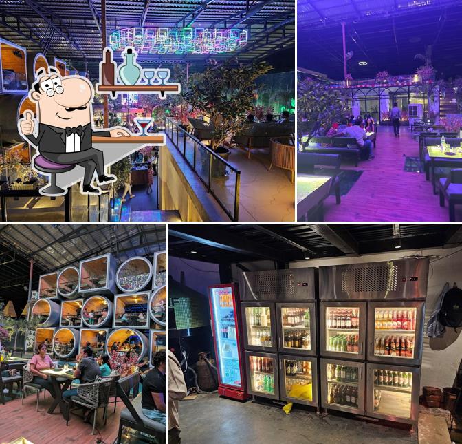 The interior of Green Leaf Thane