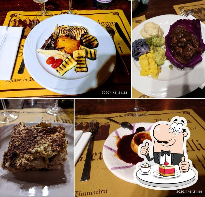 Osteria de’ Coltelli da Biagio propone un'ampia varietà di dolci