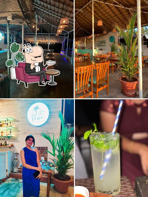 The interior of Vibe Goa
