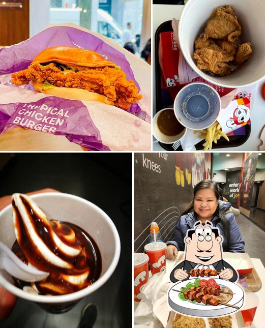 Panino con maiale stirato al Jollibee