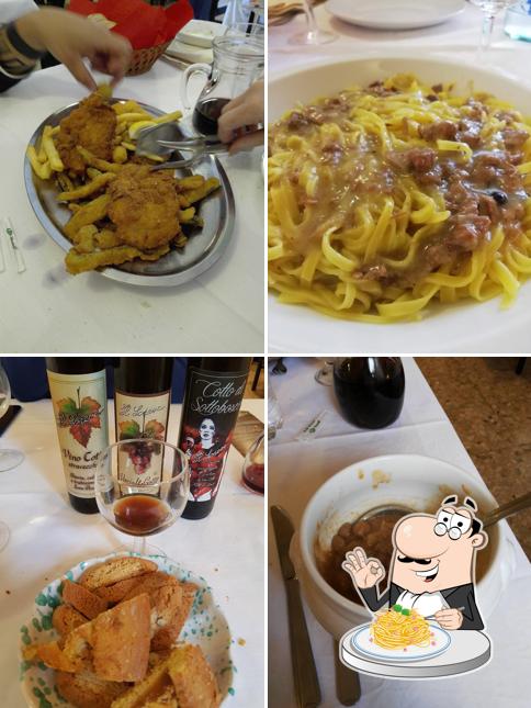 Spaghetti alla carbonara al Da Luana