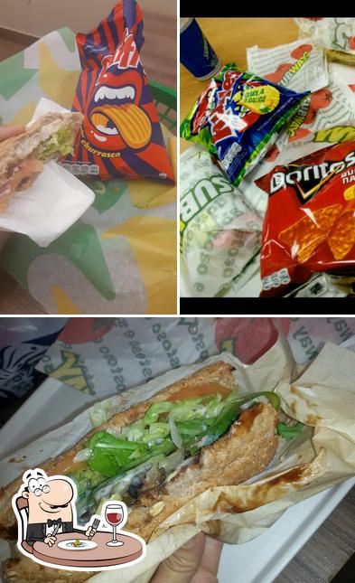 Food at Subway Havan Piracicaba