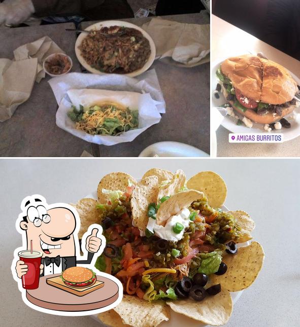 Amigas Burritos Mexican Restaurant in Eureka Restaurant menu and reviews