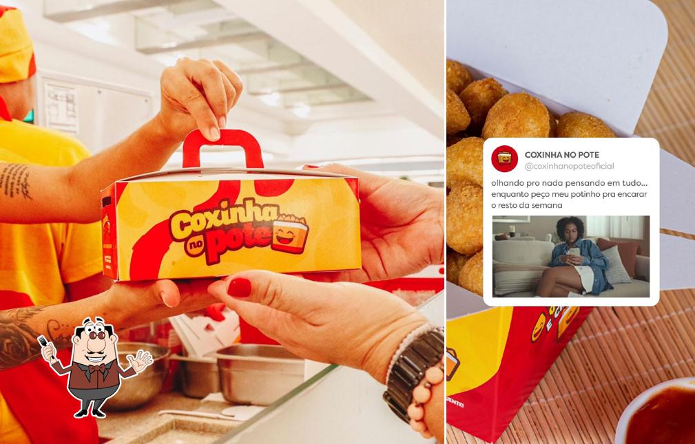 Comida em Coxinha No Pote