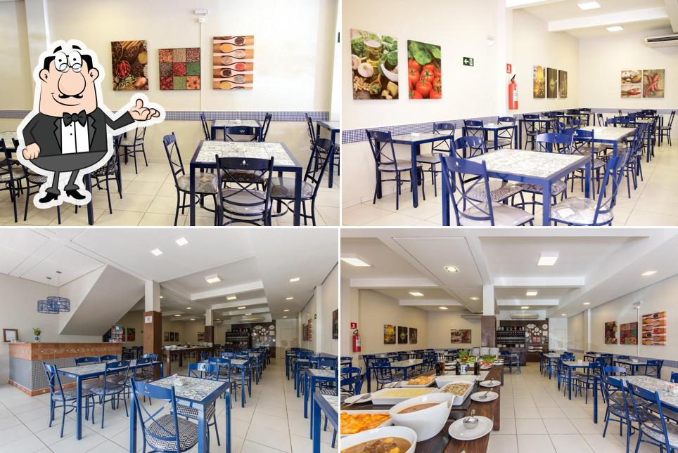 O interior do Fratellos Restaurante