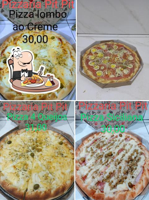 Consiga pizza no Pizzaria Pit Pit