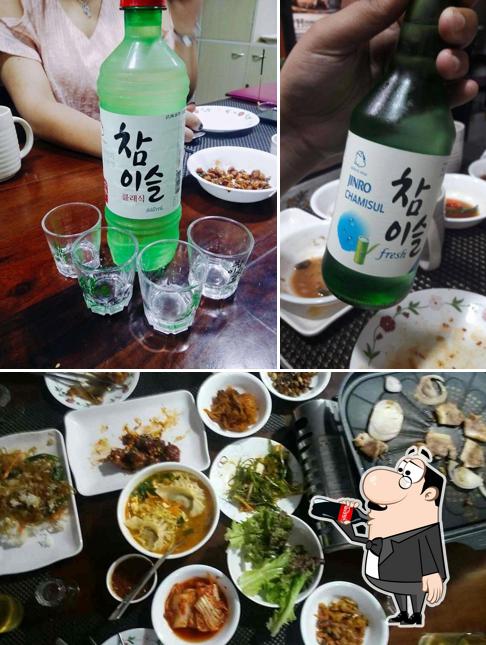 Sun and Moon Korean Restaurant is distinguished by drink and food