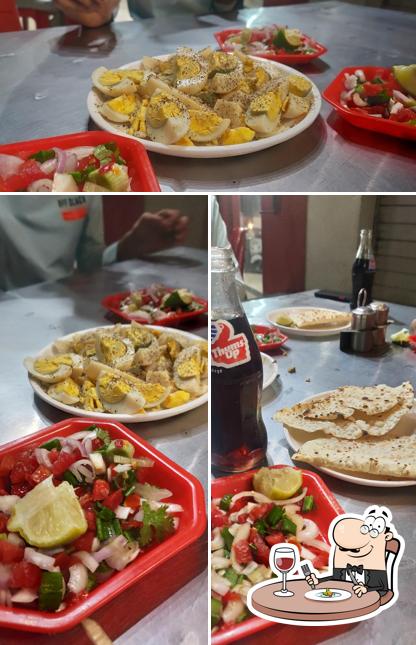 Food at Ambaliya Egg Zone
