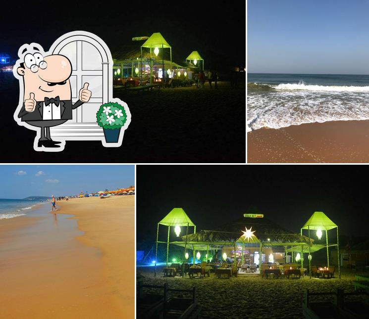 Enjoy the view outside Goan Hut Beach Shack