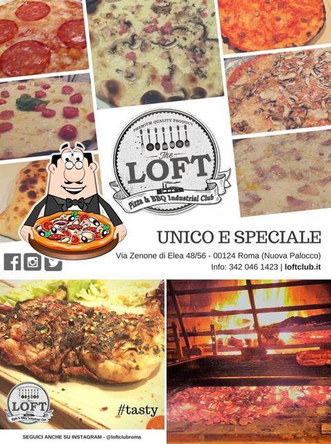 Prova una pizza a Loft Club Roma