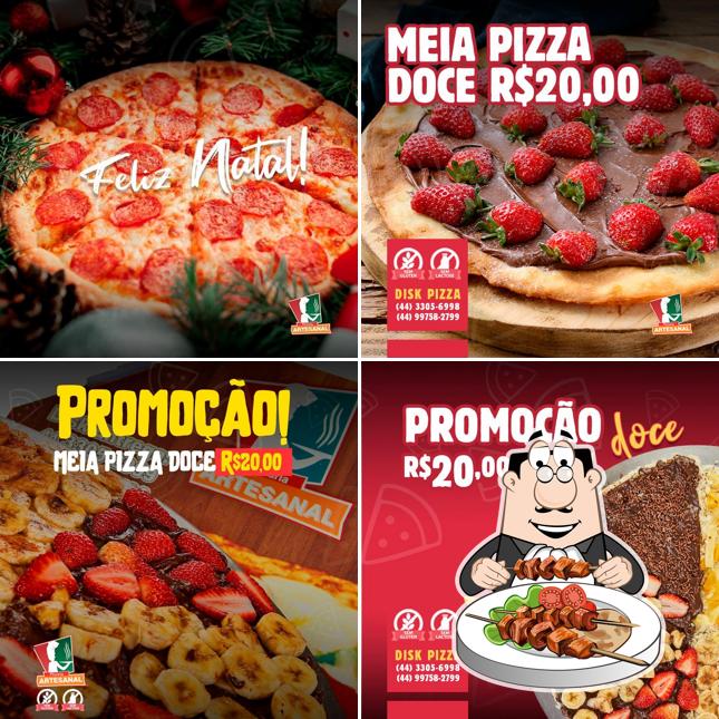 Comida em Pizzaria Artesanal