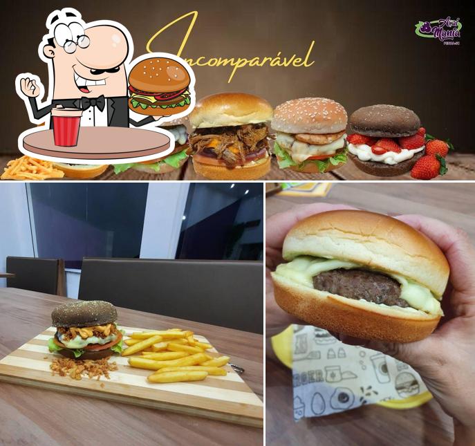 Consiga um hambúrguer no Hamburgueria e Açaíteria - Makra Burger & Açaí