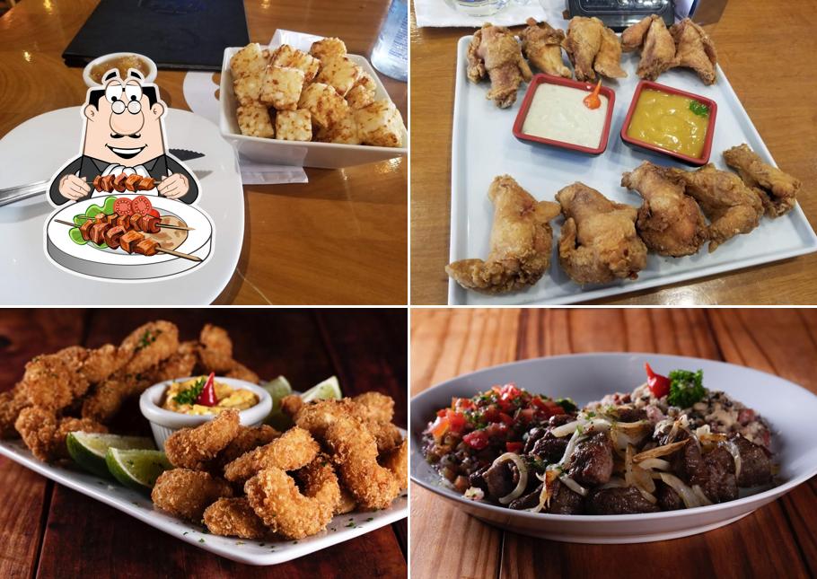 Platos en Five Sport Bar
