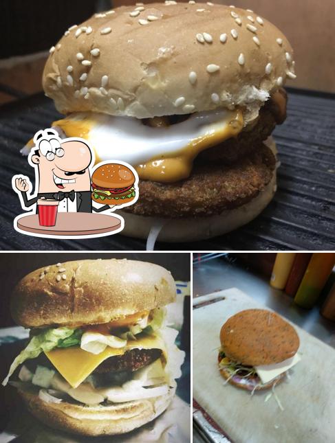 Order a burger at Fun Tym Pizzaria