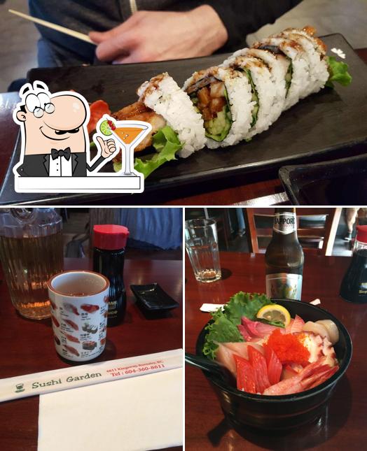 Parmi les différentes choses de la boire et la nourriture, une personne peut trouver sur Sushi Garden Highgate