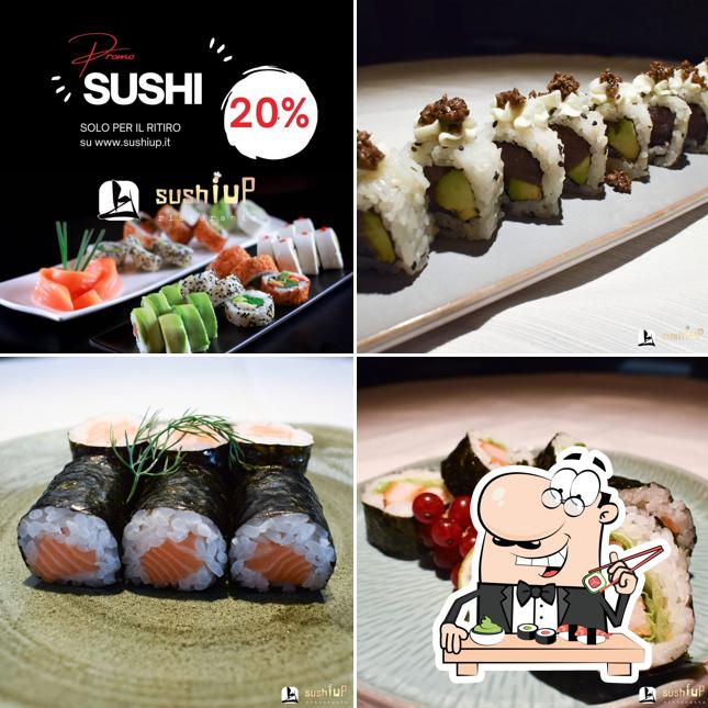 Ordina le diverse opzioni di sushi