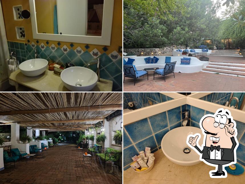 Gli interni di Su Gologone Experience Hotel