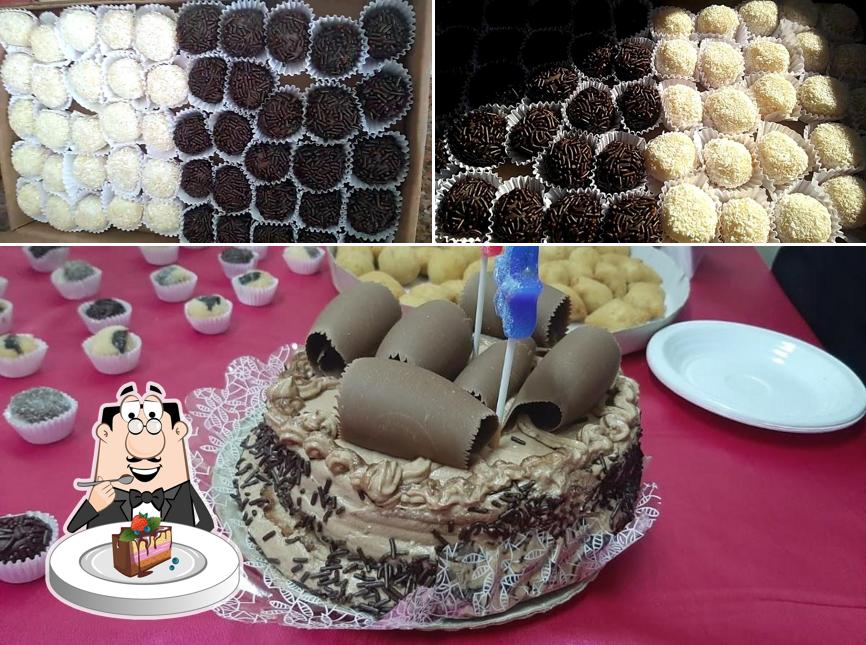 Bolo de chocolate em Panificadora Favo e Mel