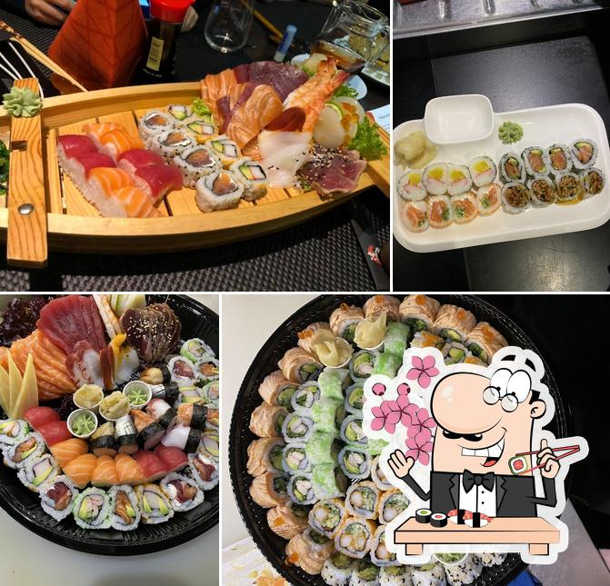 Commandez de nombreuses options de sushi