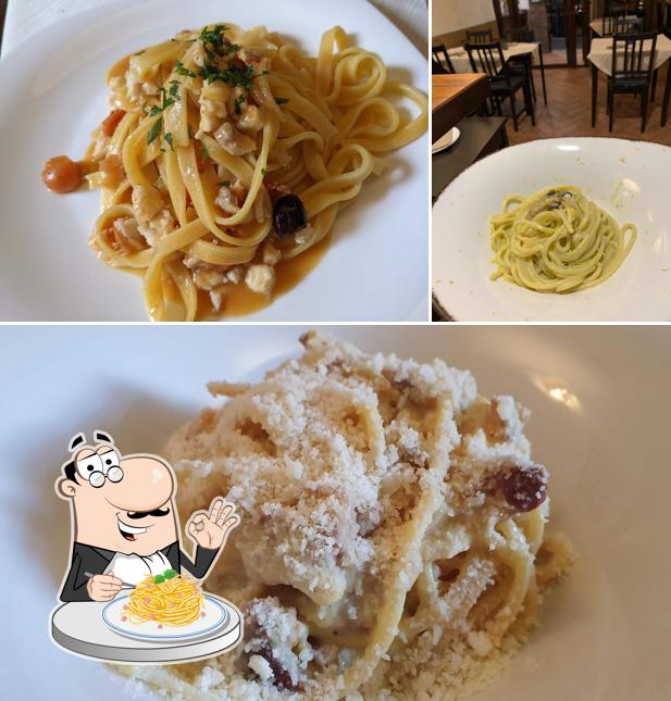 Spaghetti alla carbonara al Il Mulino ai quattro venti