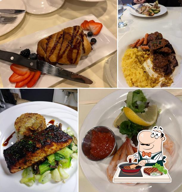 Three Birds Restaurant serves meat dishes