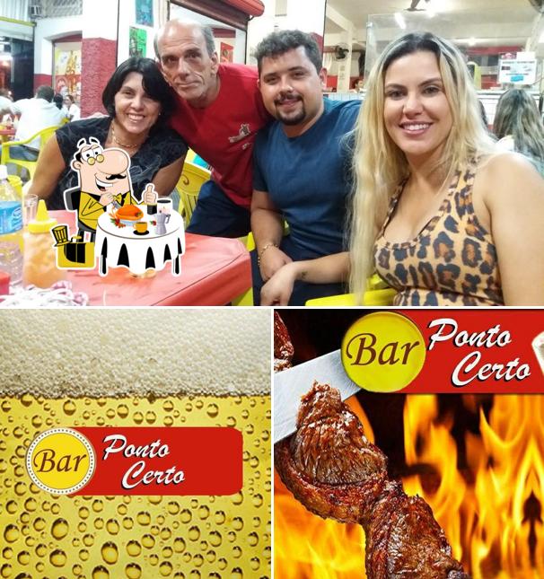 A imagem do Bar Ponto Certo’s comida e interior