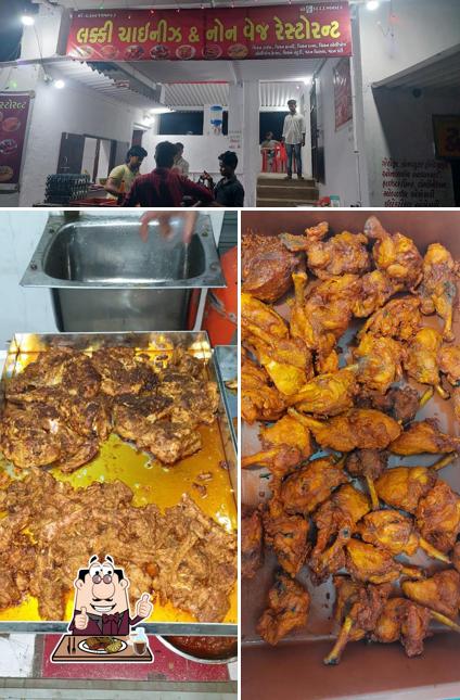 Pick meat dishes at Lucky Non-veg Restaurant