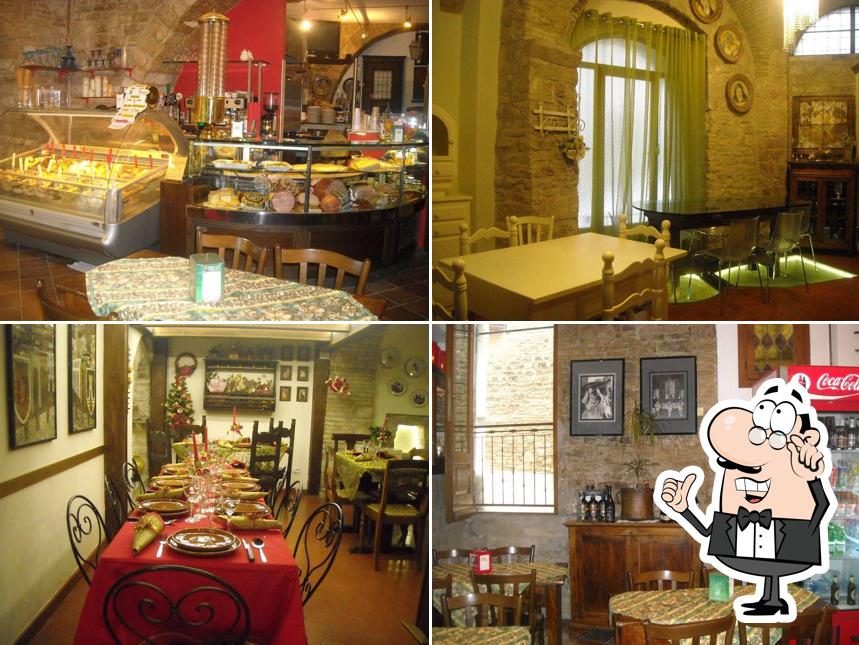 Gli interni di Pane e Vino