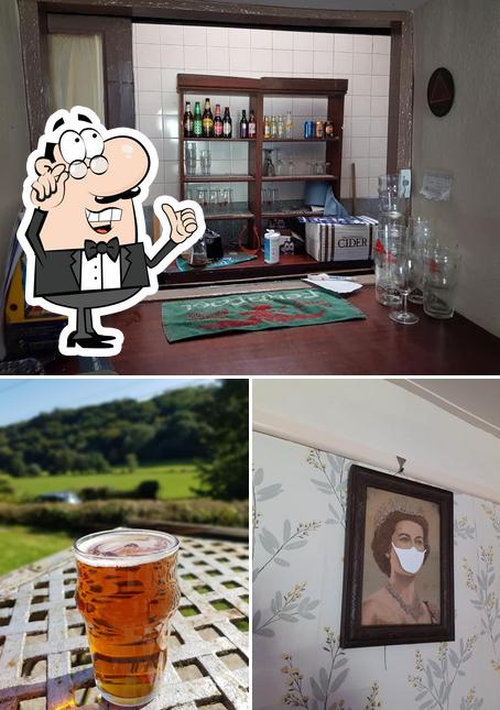 This is the picture displaying interior and beer at Dyffryn Arms