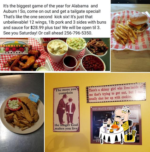 Brindley Mountain BBQ in Fairview Restaurant menu and reviews