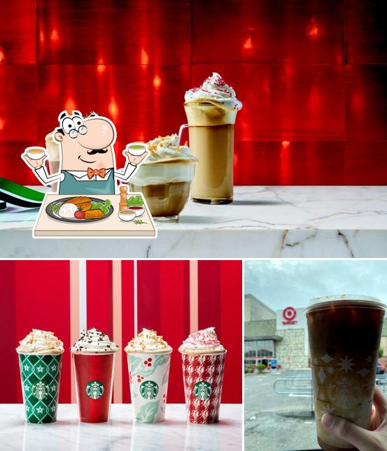 The picture of food and beverage at Starbucks