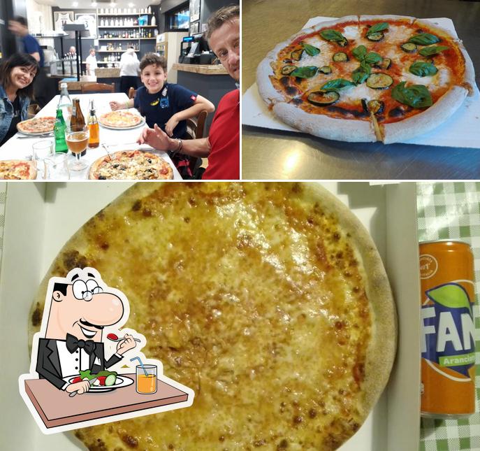 Questa è la immagine che mostra la cibo e interni di Vera Pizza - Pizzeria da Asporto
