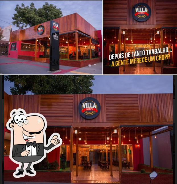 O exterior do Villa Chopp