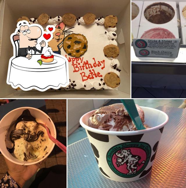 Chocolate Shoppe Ice Cream offers a number of desserts