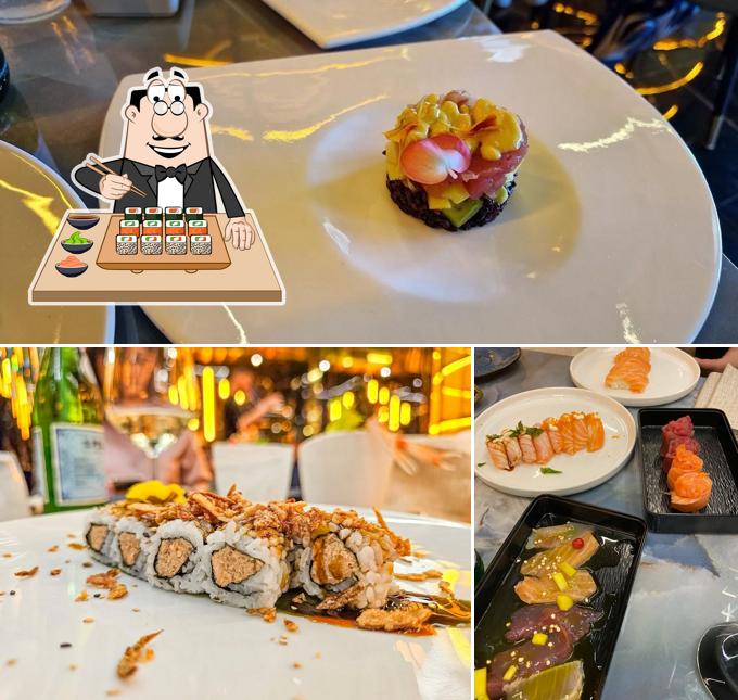 Prova le diverse opzioni di sushi